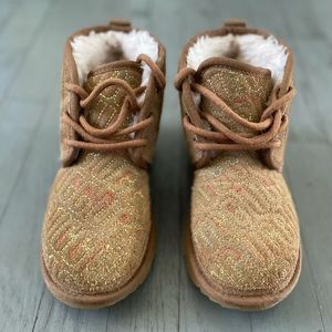 UGG boots! Brown suede with fur lining. WILL BE AVAILABLE TIL FRI 10/15